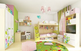 Детская комната Флёр (Белый/корпус Клен) в Норильске - norilsk.katalogmebeli.com | фото 6