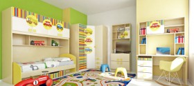 Детская комната Клаксон (Бежевый/корпус Клен) в Норильске - norilsk.katalogmebeli.com | фото 5
