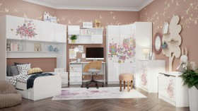 Детская комната Совушки (Белый/корпус Выбеленное дерево) в Норильске - norilsk.katalogmebeli.com | фото 2