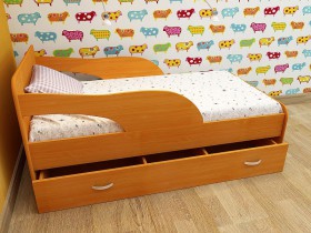 Кровать детская Максимка Млечный дуб/Венге в Норильске - norilsk.katalogmebeli.com | фото 4