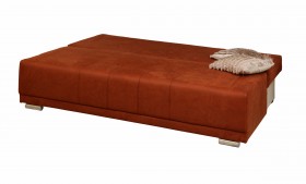 Диван - кровать "Асти" (замша дельта терракота) вариант №2/осн. в Норильске - norilsk.katalogmebeli.com | фото 3
