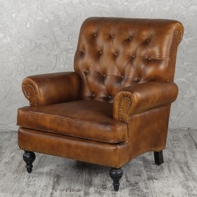 Кресло кожаное Чарльз в Норильске - norilsk.katalogmebeli.com | фото