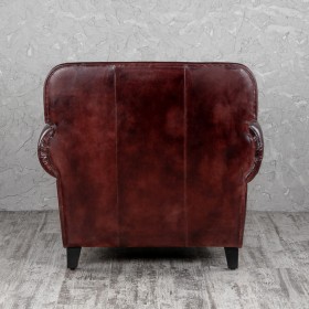 Кресло кожаное Элегант (Бордовый) в Норильске - norilsk.katalogmebeli.com | фото 5