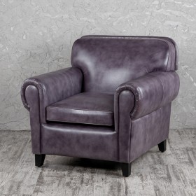 Кресло кожаное Элегант (Фиолетовый) в Норильске - norilsk.katalogmebeli.com | фото