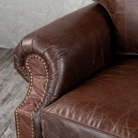 Кресло кожаное Лофт Аристократ (ширина 1100 мм) в Норильске - norilsk.katalogmebeli.com | фото 5