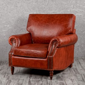 Кресло кожаное Лофт Аристократ (кожа буйвола) в Норильске - norilsk.katalogmebeli.com | фото