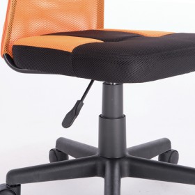 Кресло компактное BRABIX Smart MG-313 (черный, оранжевый) в Норильске - norilsk.katalogmebeli.com | фото 5