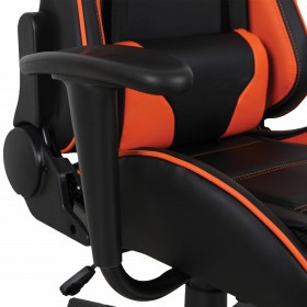 Кресло компьютерное BRABIX GT Racer GM-100 (черный, оранжевый) в Норильске - norilsk.katalogmebeli.com | фото 3