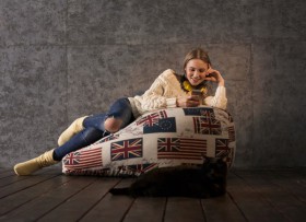 Кресло-мешок Британский Флаг в Норильске - norilsk.katalogmebeli.com | фото 3