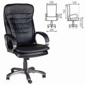 Кресло офисное BRABIX Omega EX-589 (черное) в Норильске - norilsk.katalogmebeli.com | фото 1