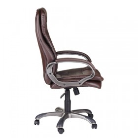 Кресло офисное BRABIX Omega EX-589 (коричневое) в Норильске - norilsk.katalogmebeli.com | фото 2