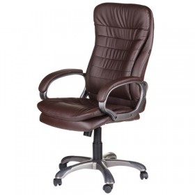 Кресло офисное BRABIX Omega EX-589 (коричневое) в Норильске - norilsk.katalogmebeli.com | фото 4