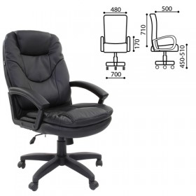 Кресло офисное BRABIX Trend EX-568 (черный) в Норильске - norilsk.katalogmebeli.com | фото