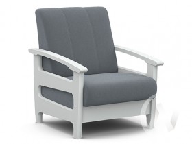 Кресло для отдыха Омега (снег лак/CATANIA SILVER) в Норильске - norilsk.katalogmebeli.com | фото