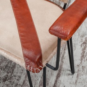 Кресло кожаное Лофт Честер (кожа) в Норильске - norilsk.katalogmebeli.com | фото 4