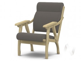 Кресло Вега-10 (бесцветный лак/ULTRA STONE) в Норильске - norilsk.katalogmebeli.com | фото 1
