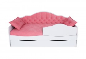 Кровать 170 серии Иллюзия Лайт 1 ящик 89 Розовый (подушки) в Норильске - norilsk.katalogmebeli.com | фото 1