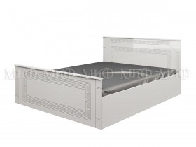 Кровать Афина-1 1,4 м (Белый/Белый глянец) в Норильске - norilsk.katalogmebeli.com | фото