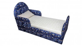 Кровать детская Соня (Печать Панда синий., 1 категория) в Норильске - norilsk.katalogmebeli.com | фото