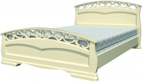 Кровать Грация-1 из массива сосны 1400*2000 Орех в Норильске - norilsk.katalogmebeli.com | фото 21