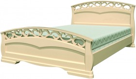 Кровать Грация-1 из массива сосны 1600*2000 Белый античный в Норильске - norilsk.katalogmebeli.com | фото 17