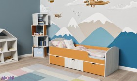 Кровать Малыш-мини Винтерберг/Оранжевый в Норильске - norilsk.katalogmebeli.com | фото