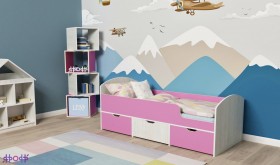 Кровать Малыш-мини Винтерберг/Розовый в Норильске - norilsk.katalogmebeli.com | фото