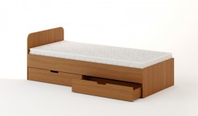 Кровать с ящиками 900 (Бук темный) в Норильске - norilsk.katalogmebeli.com | фото