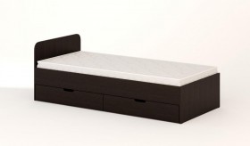 Кровать с ящиками 900 (Венге) в Норильске - norilsk.katalogmebeli.com | фото 1
