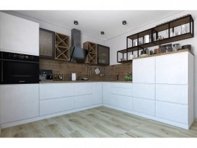 Модульная кухня Бронкс 1,8 м (Кварц) в Норильске - norilsk.katalogmebeli.com | фото 5