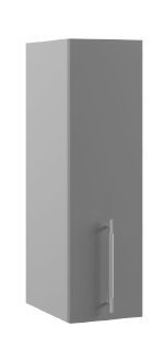 Квадро П 200 шкаф верхний (Персик софт/корпус Серый) в Норильске - norilsk.katalogmebeli.com | фото