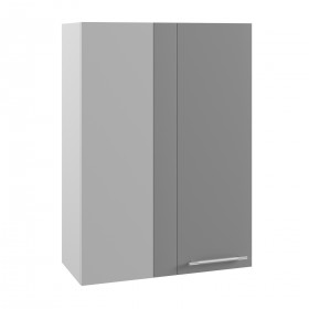 Лофт ВПУ 650 шкаф верхний угловой высокий (Бетон светлый/корпус Серый) в Норильске - norilsk.katalogmebeli.com | фото