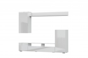 Мебель для гостиной МГС 4 (Белый/Белый глянец) в Норильске - norilsk.katalogmebeli.com | фото 7