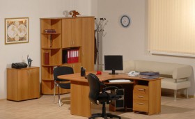 Мебель для персонала Рубин 42 Светлый миланский орех в Норильске - norilsk.katalogmebeli.com | фото 2