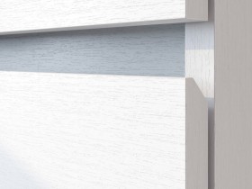 Модульная система "Токио" Комод 4 ящика Белый текстурный / Белый текстурный в Норильске - norilsk.katalogmebeli.com | фото 4
