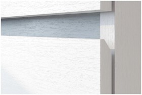 Модульная система "Токио" Пенал Белый текстурный / Белый текстурный в Норильске - norilsk.katalogmebeli.com | фото 3