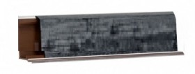 Плинтус LB-37, L=3000мм, каньон (черный) в Норильске - norilsk.katalogmebeli.com | фото