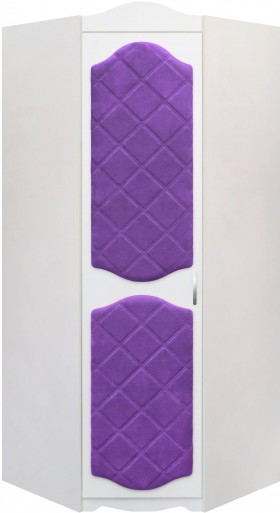 Шкаф угловой Иллюзия 32 Фиолетовый в Норильске - norilsk.katalogmebeli.com | фото