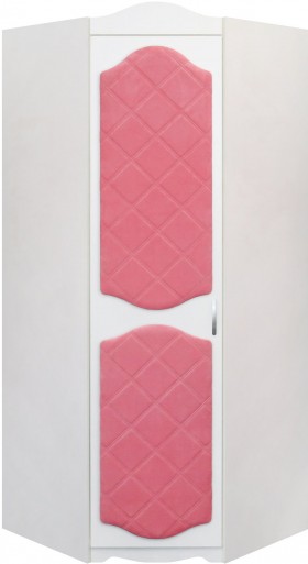 Шкаф угловой Иллюзия 89 Розовый в Норильске - norilsk.katalogmebeli.com | фото