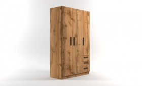 Шкаф 3-х створчатый с ящиками Шервуд (Дуб Вотан) в Норильске - norilsk.katalogmebeli.com | фото