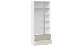 Шкаф для одежды комбинированный «Сканди» Дуб Гарден/Белый/Глиняный серый в Норильске - norilsk.katalogmebeli.com | фото 2