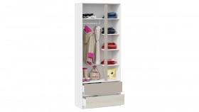 Шкаф для одежды комбинированный «Сканди» Дуб Гарден/Белый/Глиняный серый в Норильске - norilsk.katalogmebeli.com | фото 3