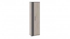 Шкаф для одежды «Нуар» тип 1 Фон серый/Дуб сонома в Норильске - norilsk.katalogmebeli.com | фото