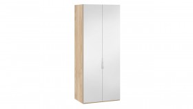 Шкаф для одежды с 2 зеркальными дверями «Эмбер» Яблоня Беллуно в Норильске - norilsk.katalogmebeli.com | фото