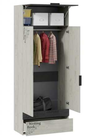Шкаф комбинированный для одежды «Оксфорд-2» в Норильске - norilsk.katalogmebeli.com | фото 2