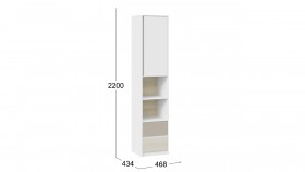 Шкаф комбинированный «Сканди» Дуб Гарден/Белый/Глиняный серый в Норильске - norilsk.katalogmebeli.com | фото 4