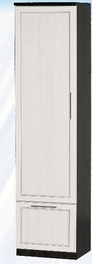 Шкаф средний с ящиком ДЛЯ ГОСТИНОЙ ШСЯ-450 Венге/Дуб выбеленный в Норильске - norilsk.katalogmebeli.com | фото
