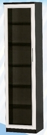Шкаф средний со стеклодверью ДЛЯ ГОСТИНОЙ ШСС-450 Венге/Дуб выбеленный в Норильске - norilsk.katalogmebeli.com | фото