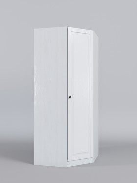 Шкаф угловой (угловая секция) Классика (Белый/корпус Выбеленное дерево) в Норильске - norilsk.katalogmebeli.com | фото 1