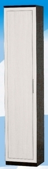 Шкаф высокий ДЛЯ ГОСТИНОЙ ШВ-450 Венге/Дуб выбеленный в Норильске - norilsk.katalogmebeli.com | фото